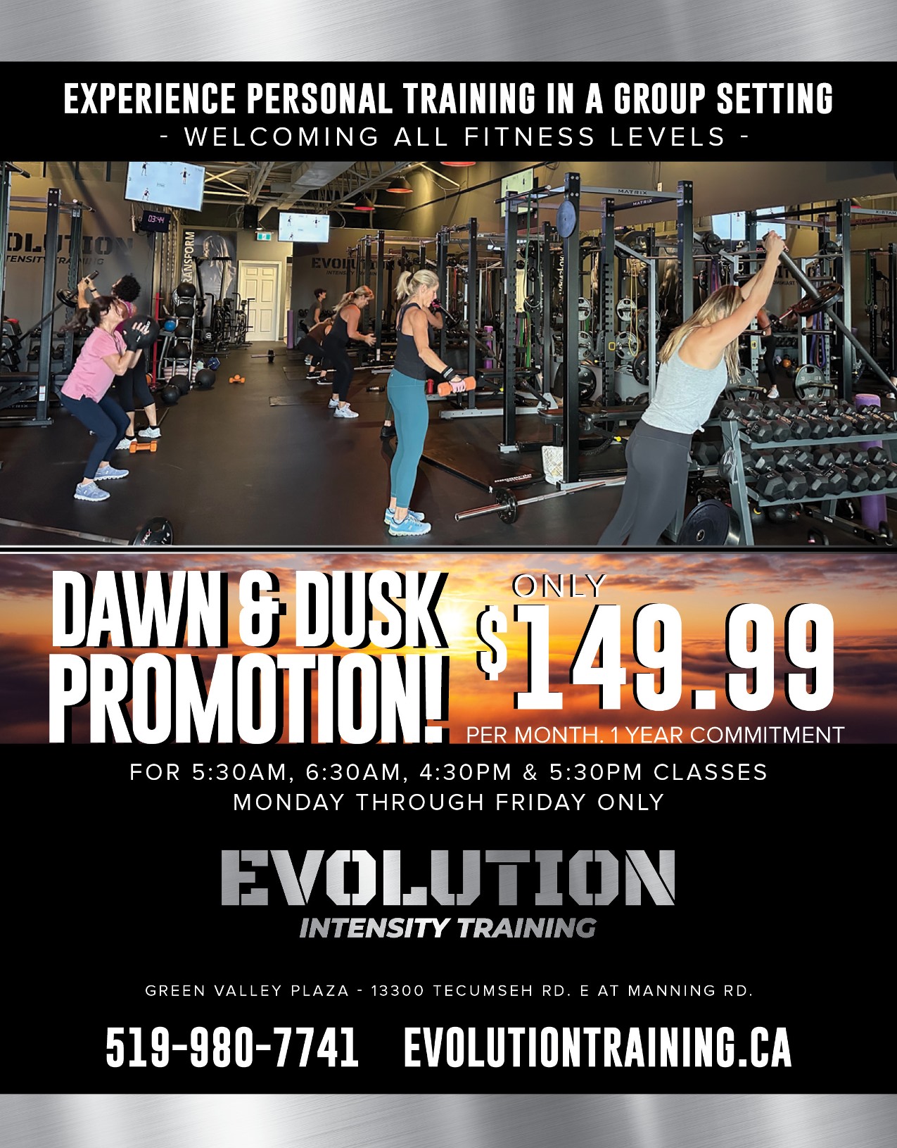 Evolution Intensity Training - Tecumseh